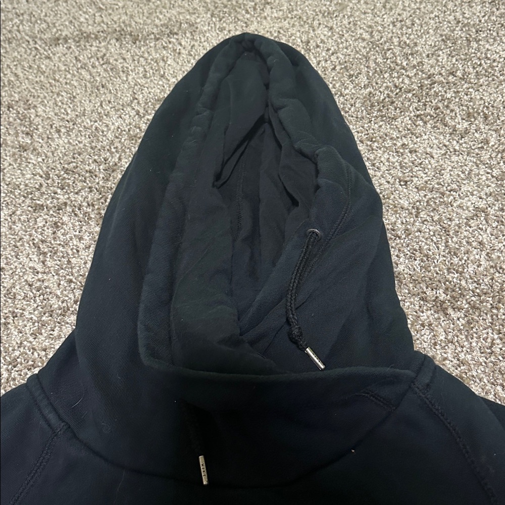 Nike Black Sweatshirt with Metallic Gold Swoosh - Picture 3 of 4